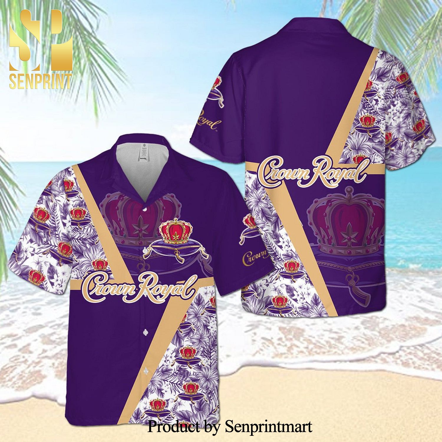 Crown Royal Combo Full Printing Hawaiian Shirt