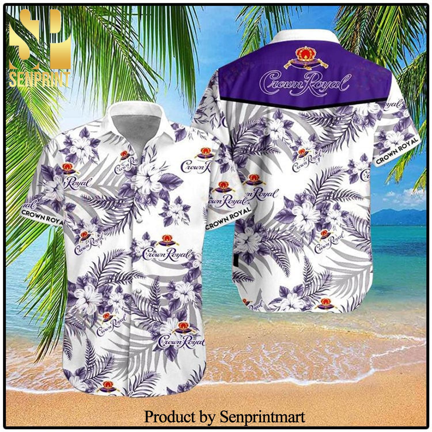 Crown Royal Cool Version Full Print Hawaiian Shirt