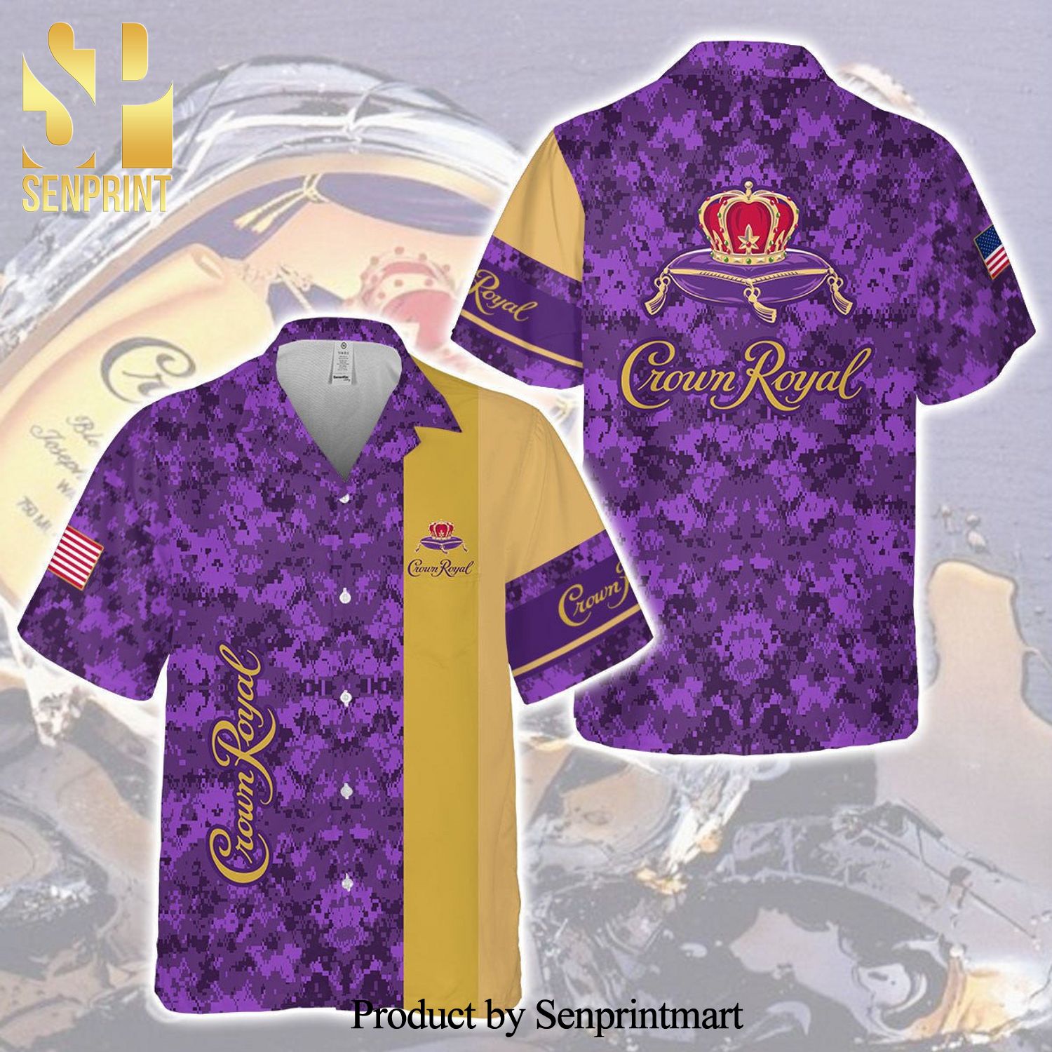 Crown Royal Hot Fashion Hawaiian Shirt