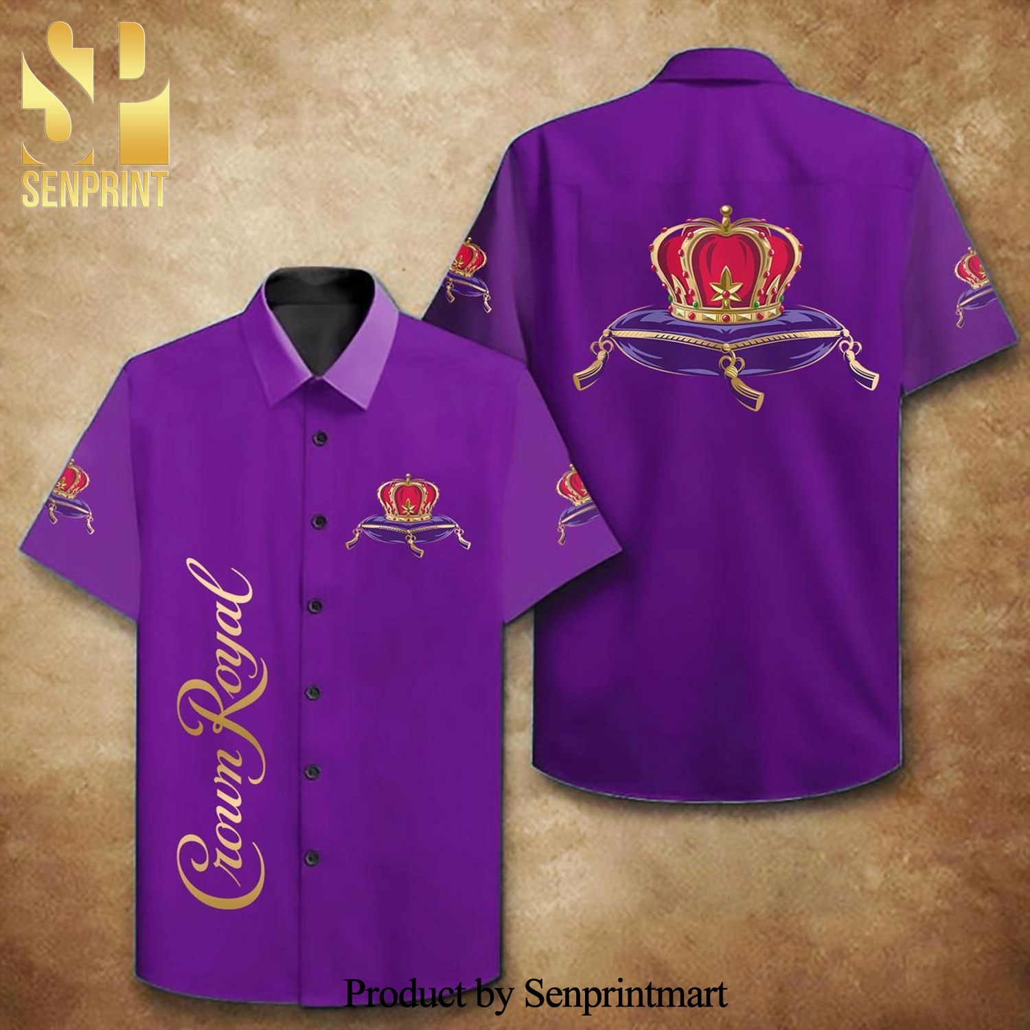 Crown Royal New Fashion Full Printed Hawaiian Shirt
