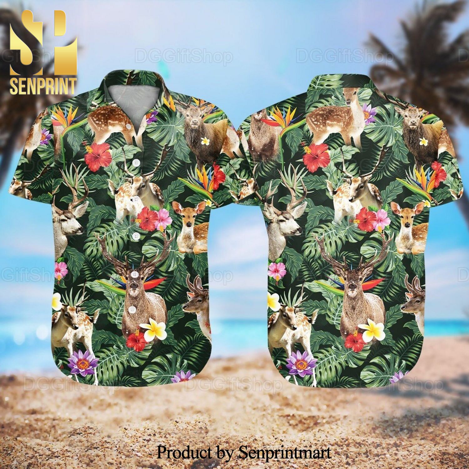 Deer New Version Hawaiian Shirt