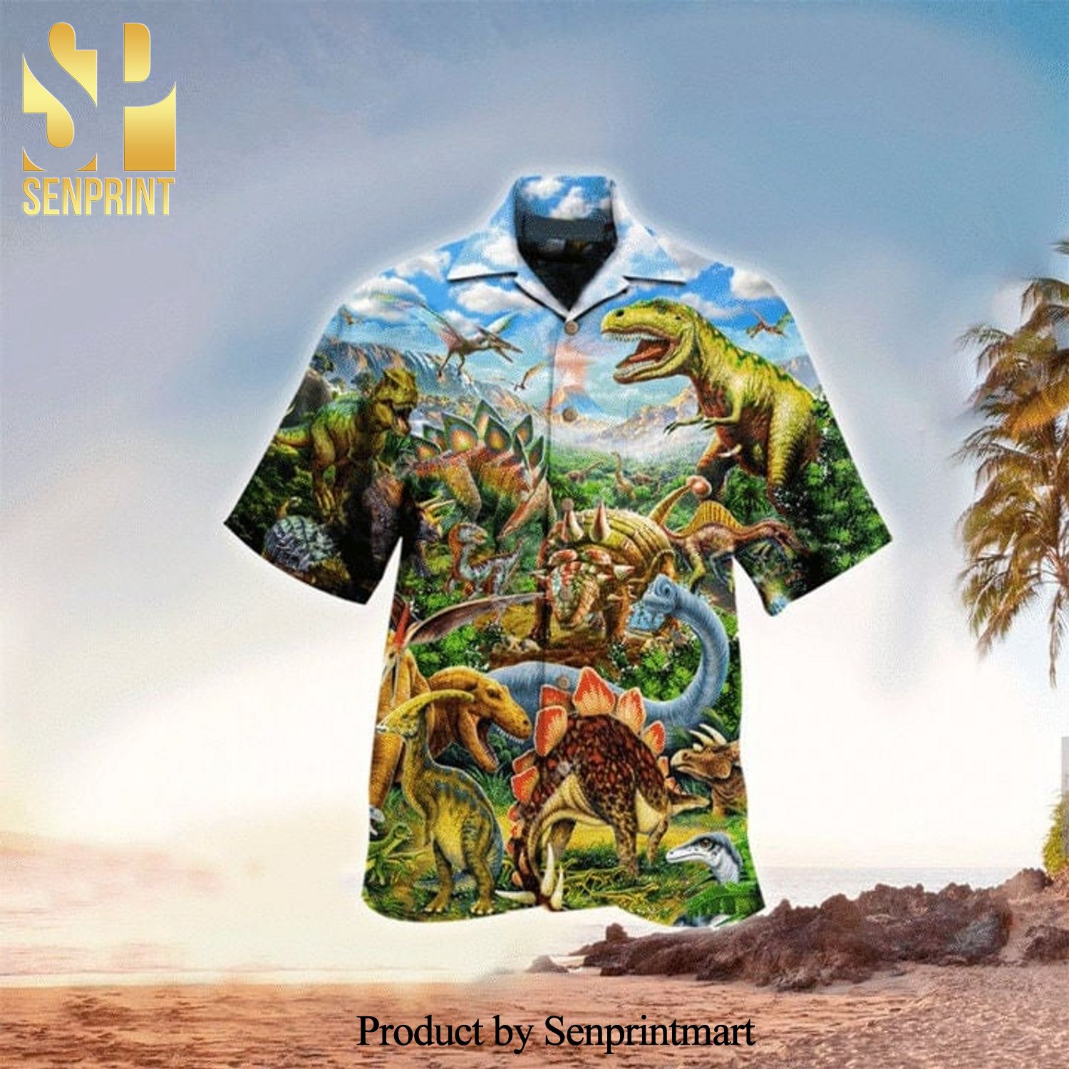 Dinosaurs Jurassic World Cool Style Hawaiian Shirt