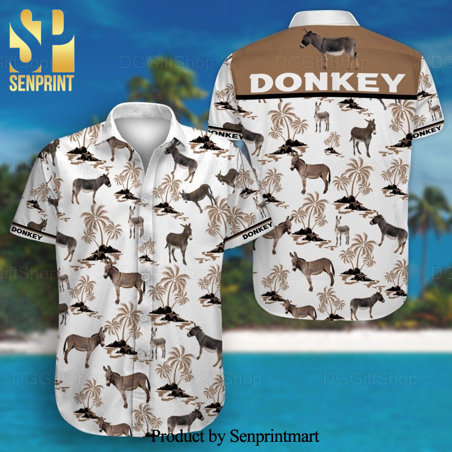 Donkey High Fashion Hawaiian Shirt