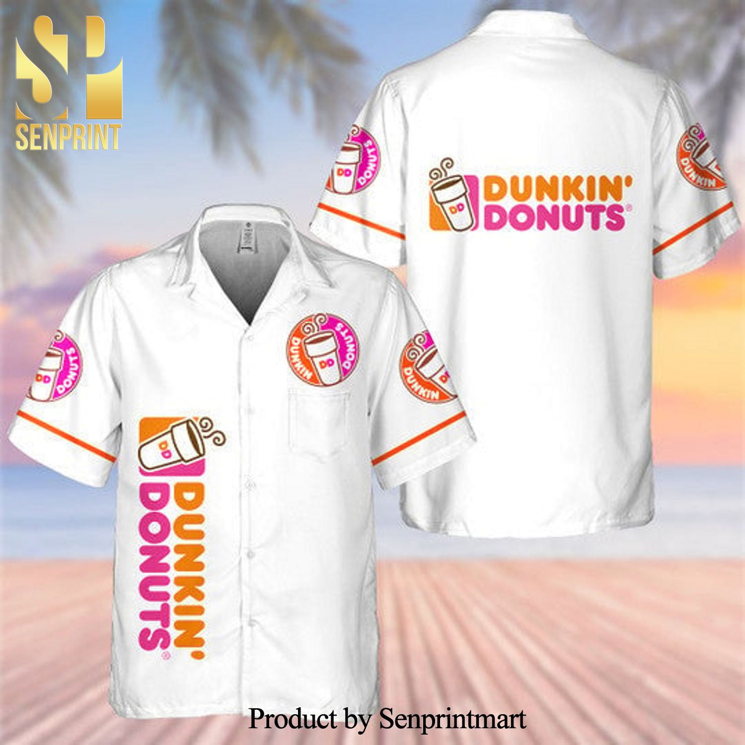 Dunkin Donuts Cool Version Hawaiian Shirt