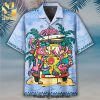 Flamingo Beach Let’s Go Travel Hawaiian Set Hawaiian Shirt