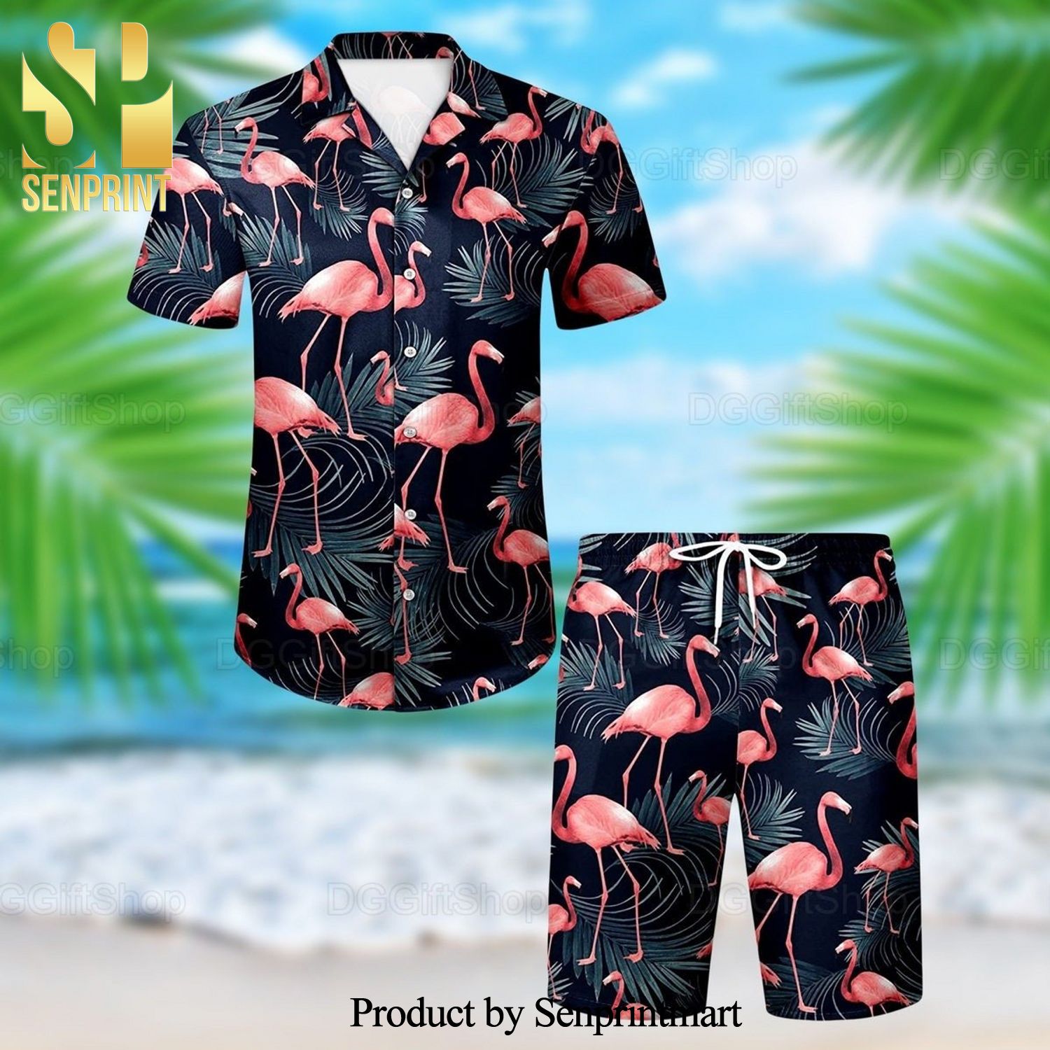 Flamingo High Fashion Hawaiian Shirt