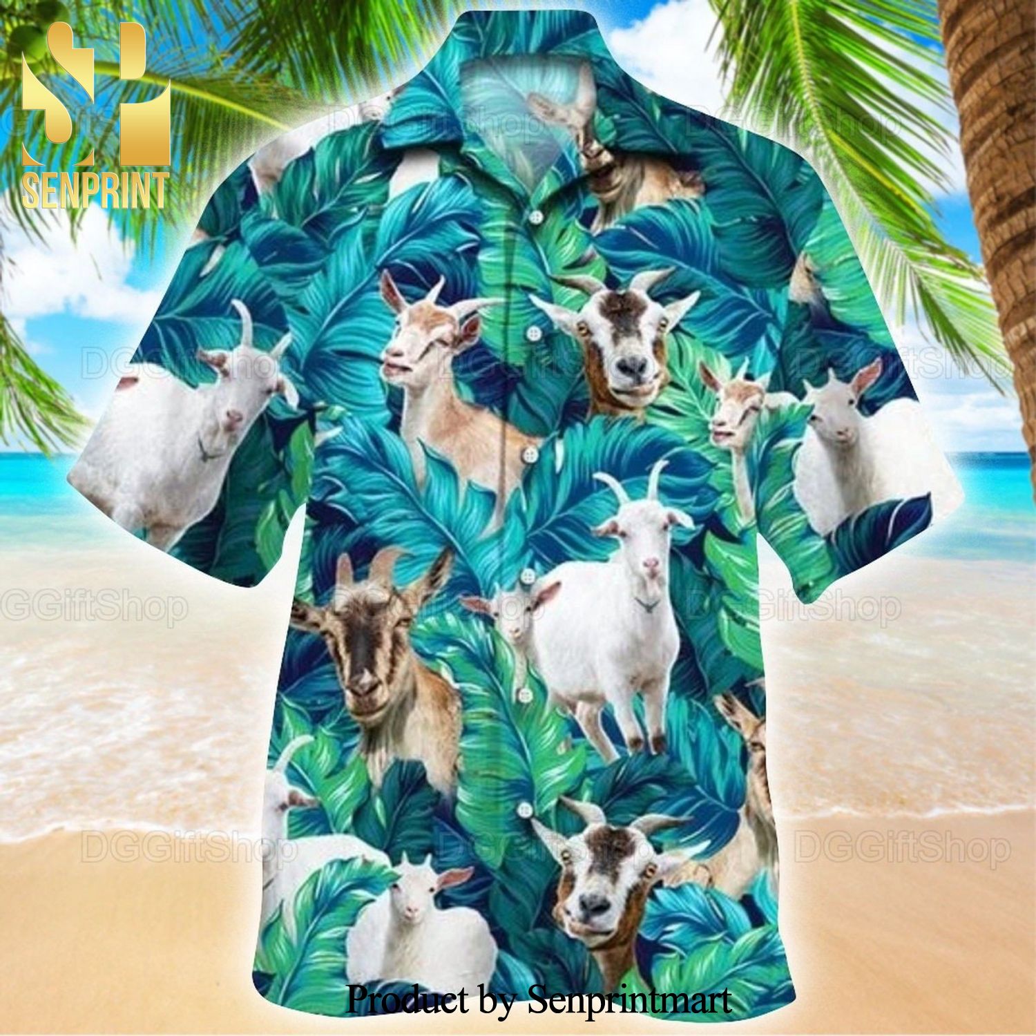 Goat Hot Fashion Hawaiian Shirt