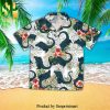 Godzilla Tropical Leaves Best Combo Full Printing Hawaiian Shirt