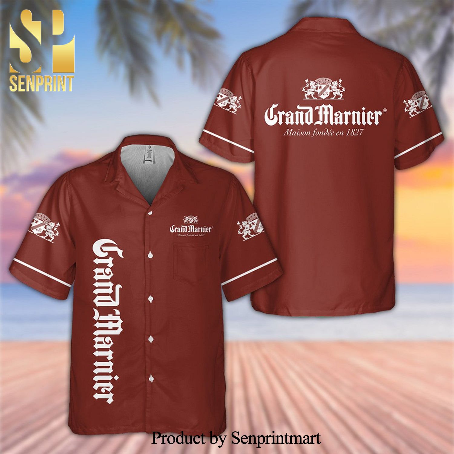 Grand Marnier Hawaiian Set Hawaiian Shirt