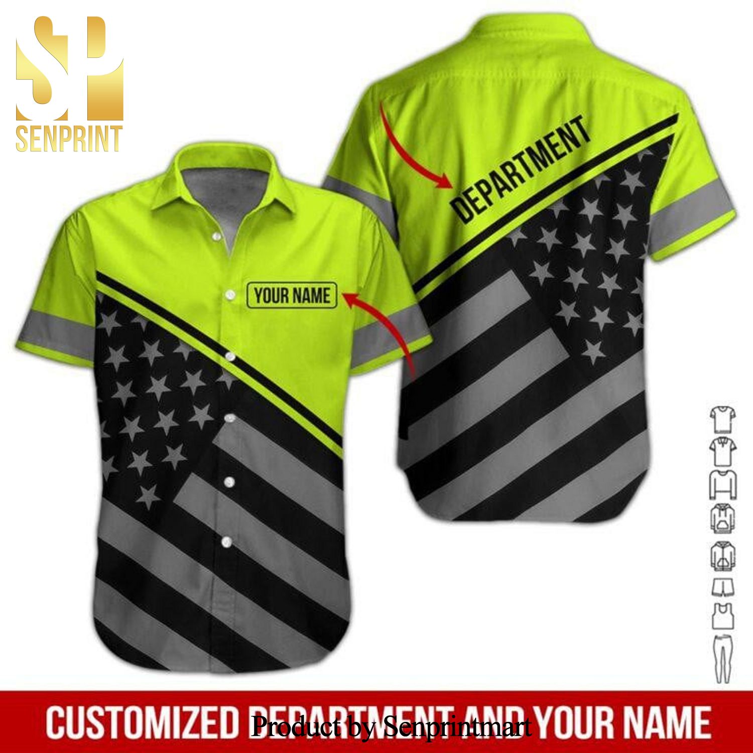 Heavy Equipment Custom Name Combo Full Printing Hawaiian Shirt