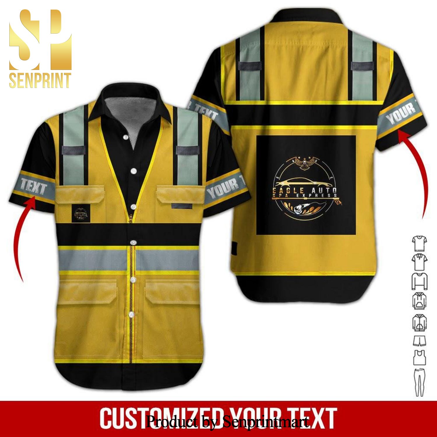 Heavy Equipment Custom Name High Fashion 3D Full Printing Hawaiian Shirt