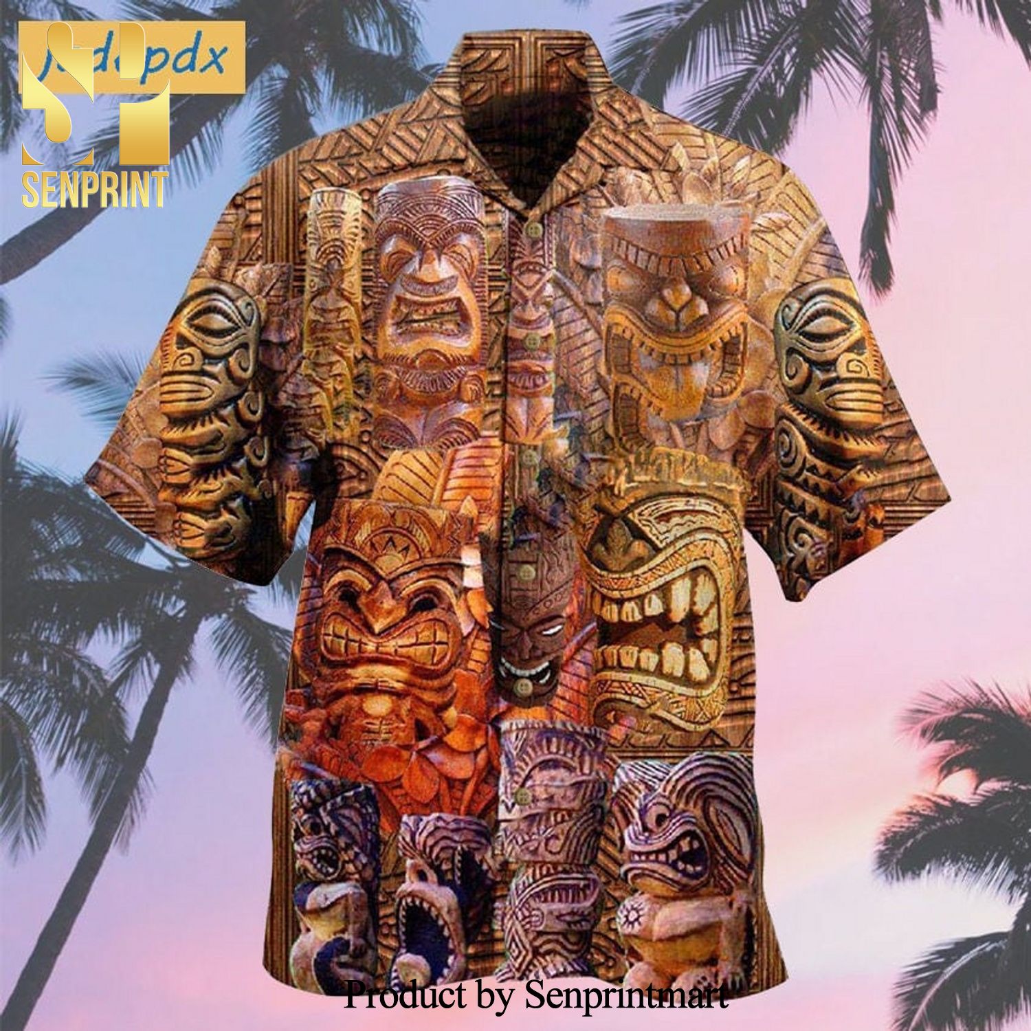 If Found Return To Hawaii Tiki Sculpture Best Outfit Hawaiian Shirt