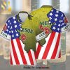 Jameson Irish Whiskey American Flag Color 3D Hawaiian Shirt