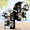 Jim Beam Palm Tree Seamless Pattern Hot Fashion Hawaiian Shirt