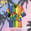 LGBT Independence Day Cross LGBT Flag Lighting Best Outfit 3D Hawaiian Shirt