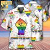 LGBT Summer Vacation Tropical Flower For Holiday Hawaiian Shirt