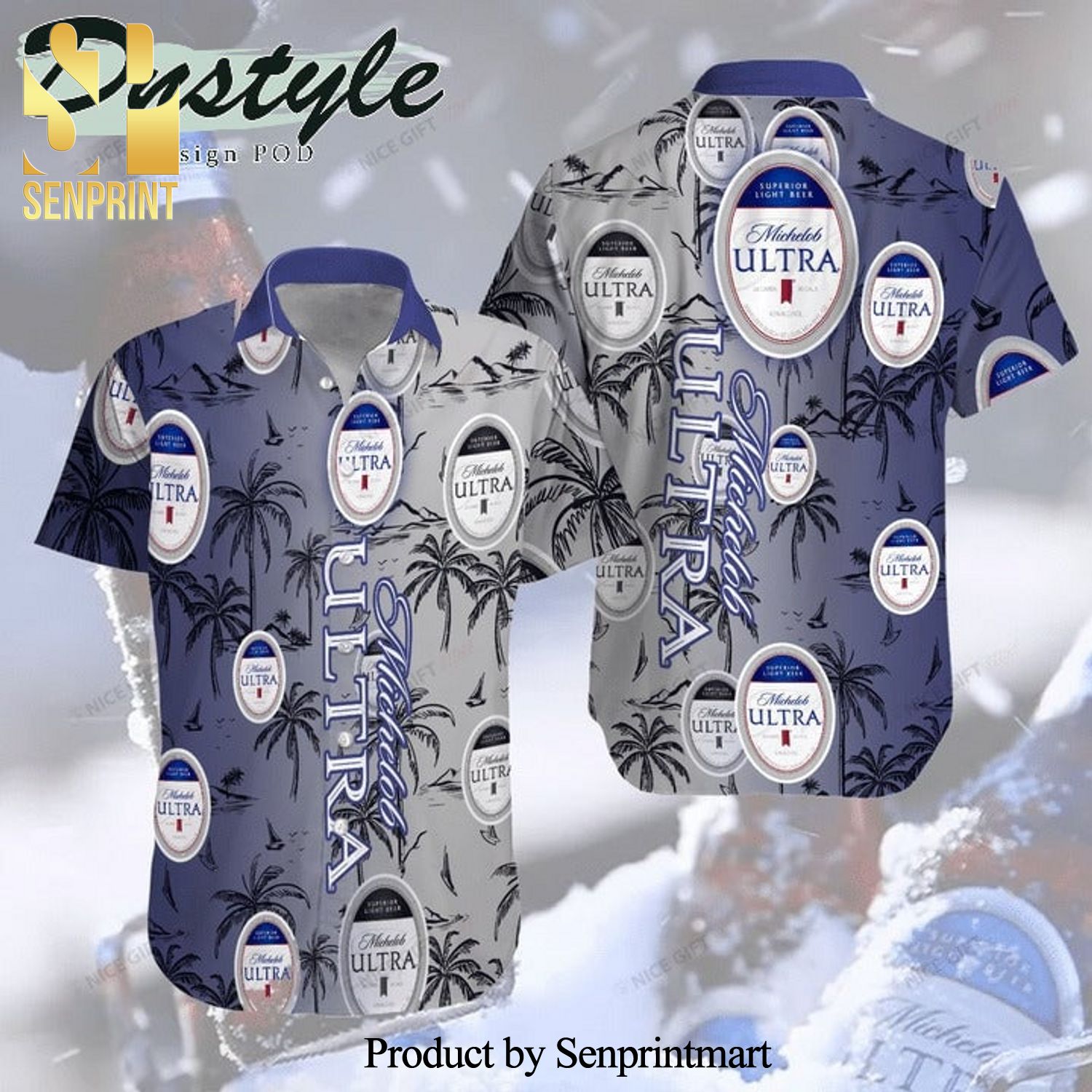 Michelob Ultra Beer New Style Full Print Hawaiian Shirt