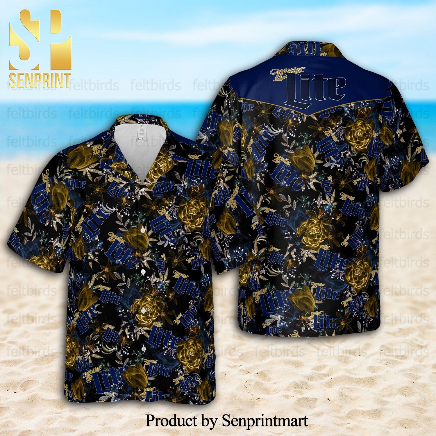 Miller Lite Unisex Summer Time Hawaiian Shirt