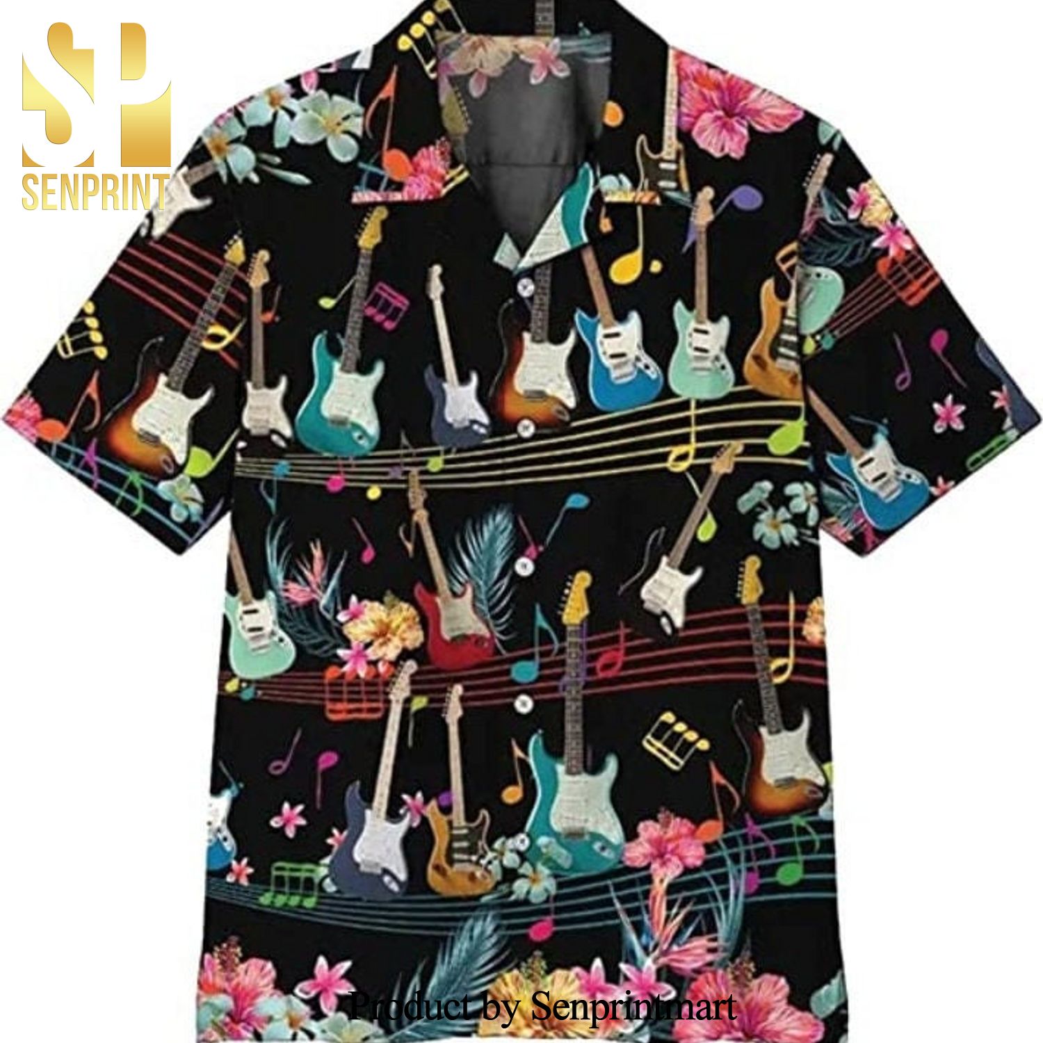 Music Melody New Fashion Full Printed Hawaiian Shirt