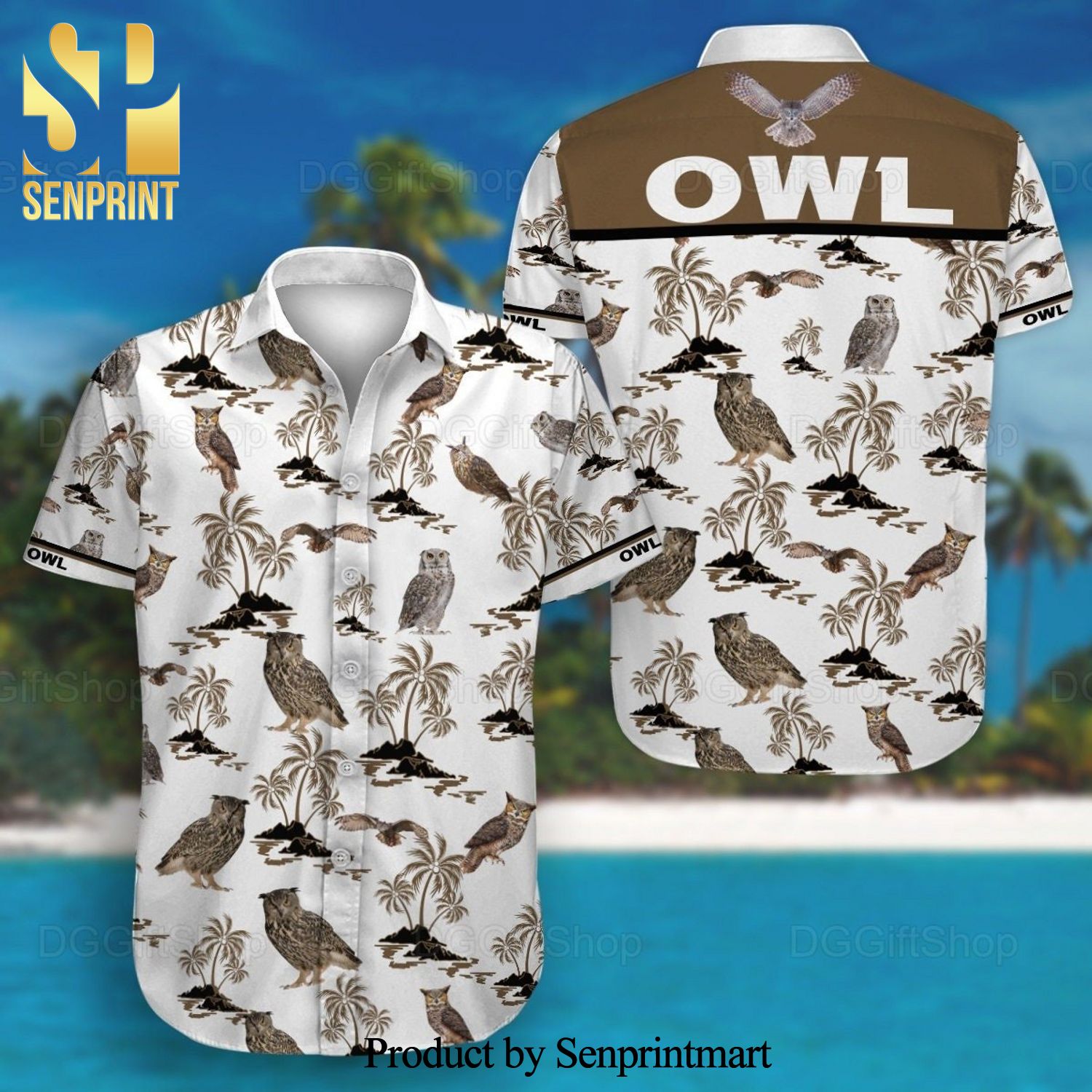 Owl Hawaiian Set Hawaiian Shirt