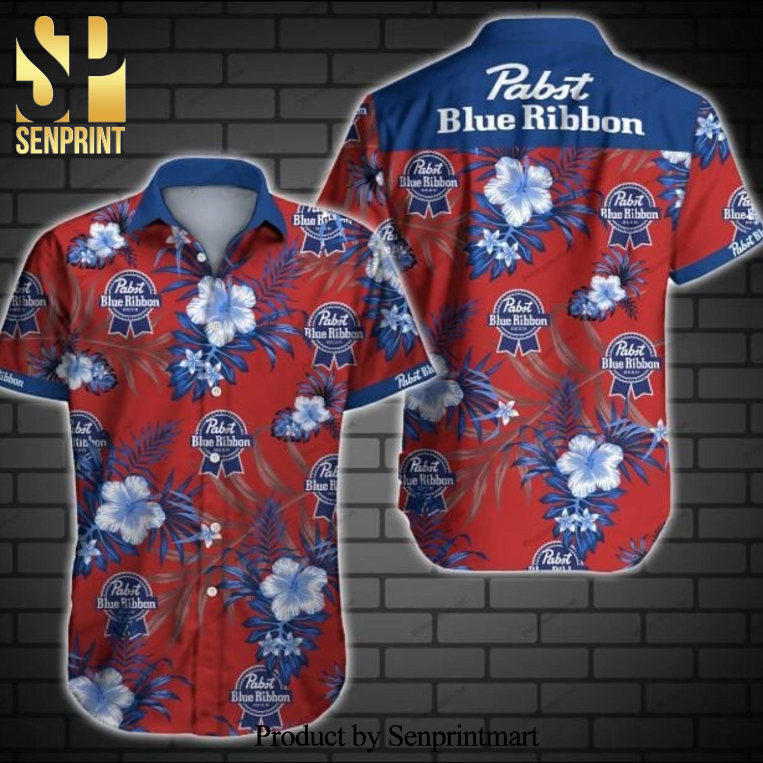 Pabit Blue Ribbon Cool Version Hawaiian Shirt