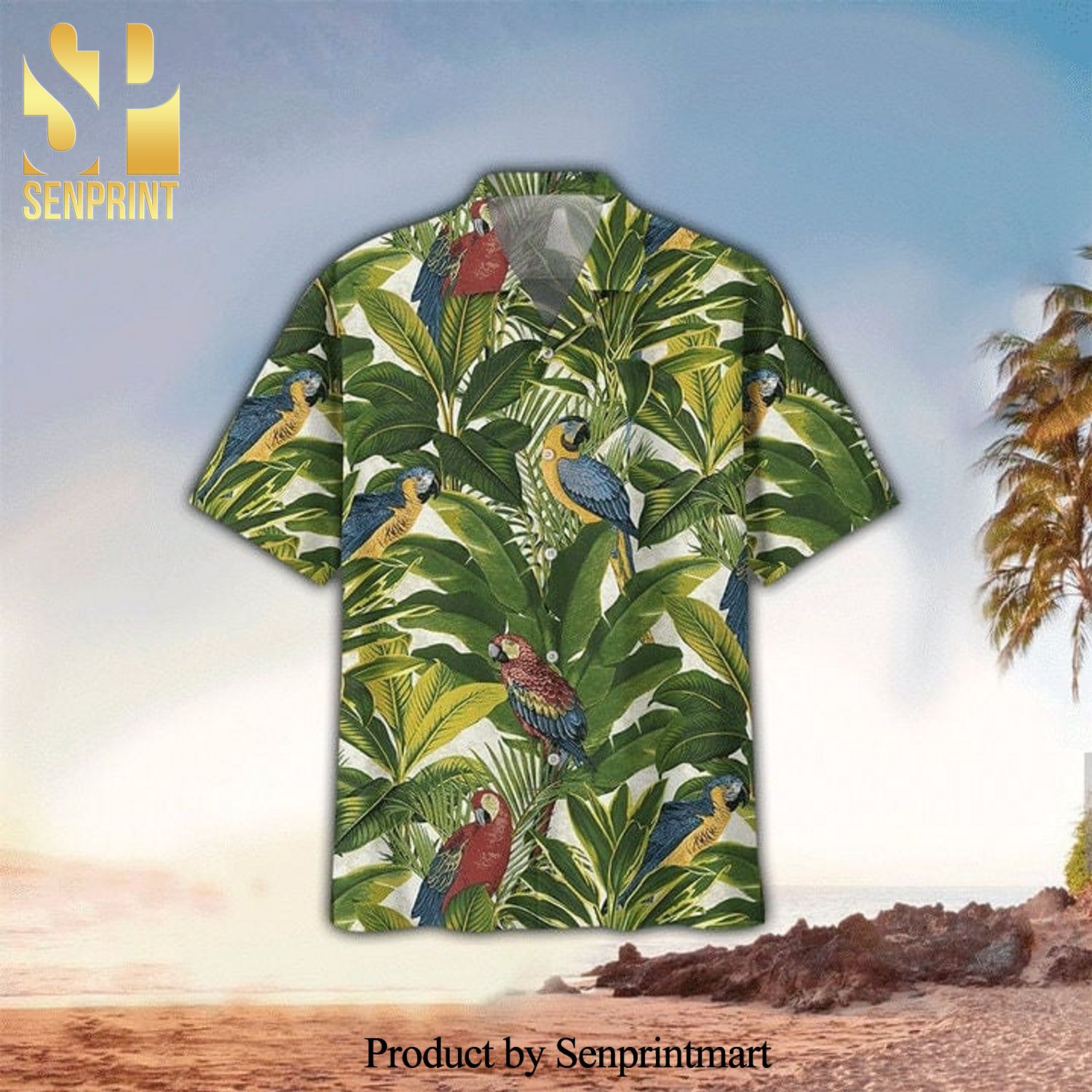 Parrot Banana Leaves For Vacation Hawaiian Shirt