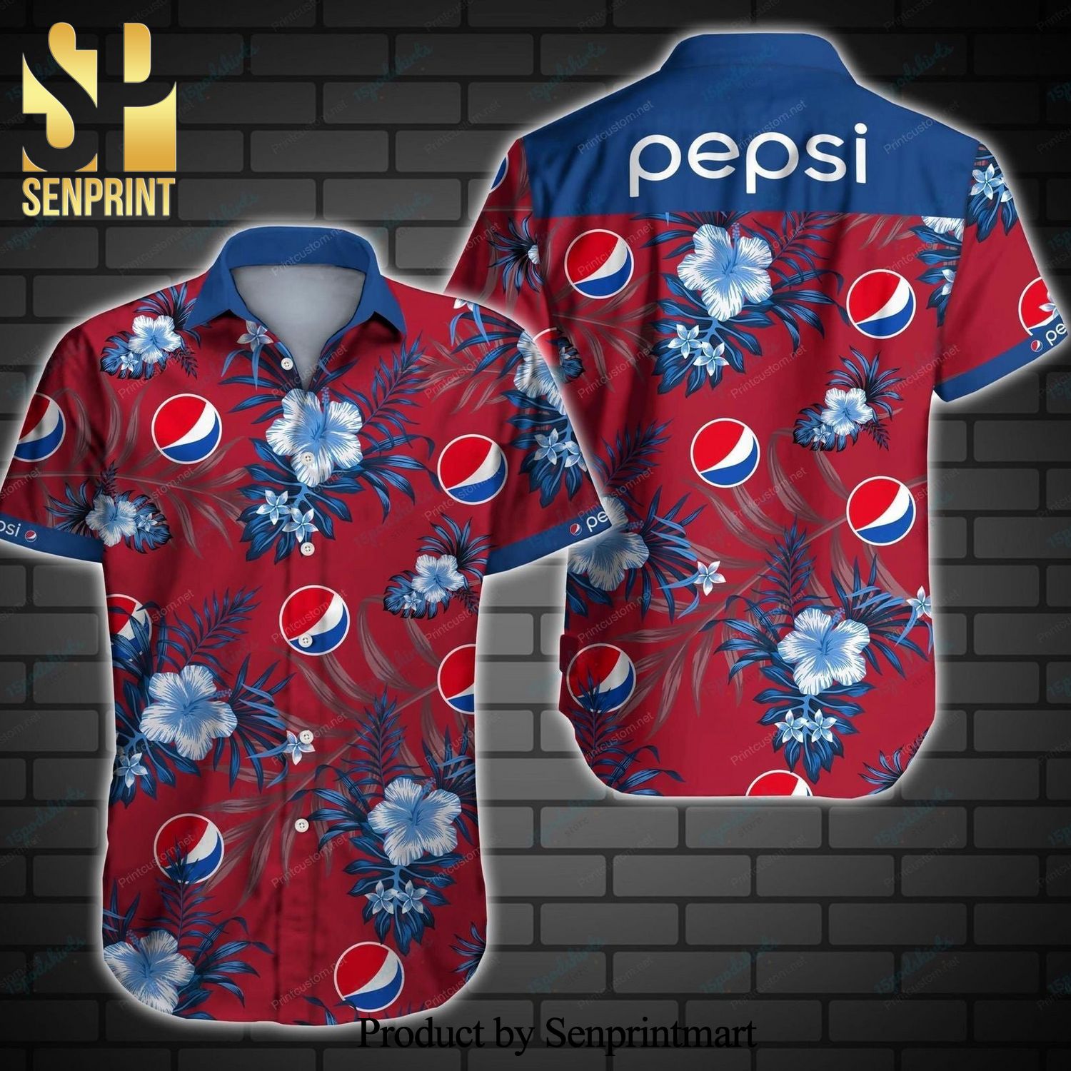 Pepsi New Fashion Hawaiian Shirt