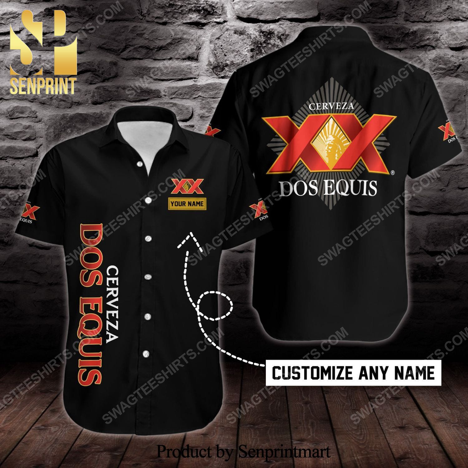 Personalized Dos Equis Beer Summcer Collection Hawaiian Shirt