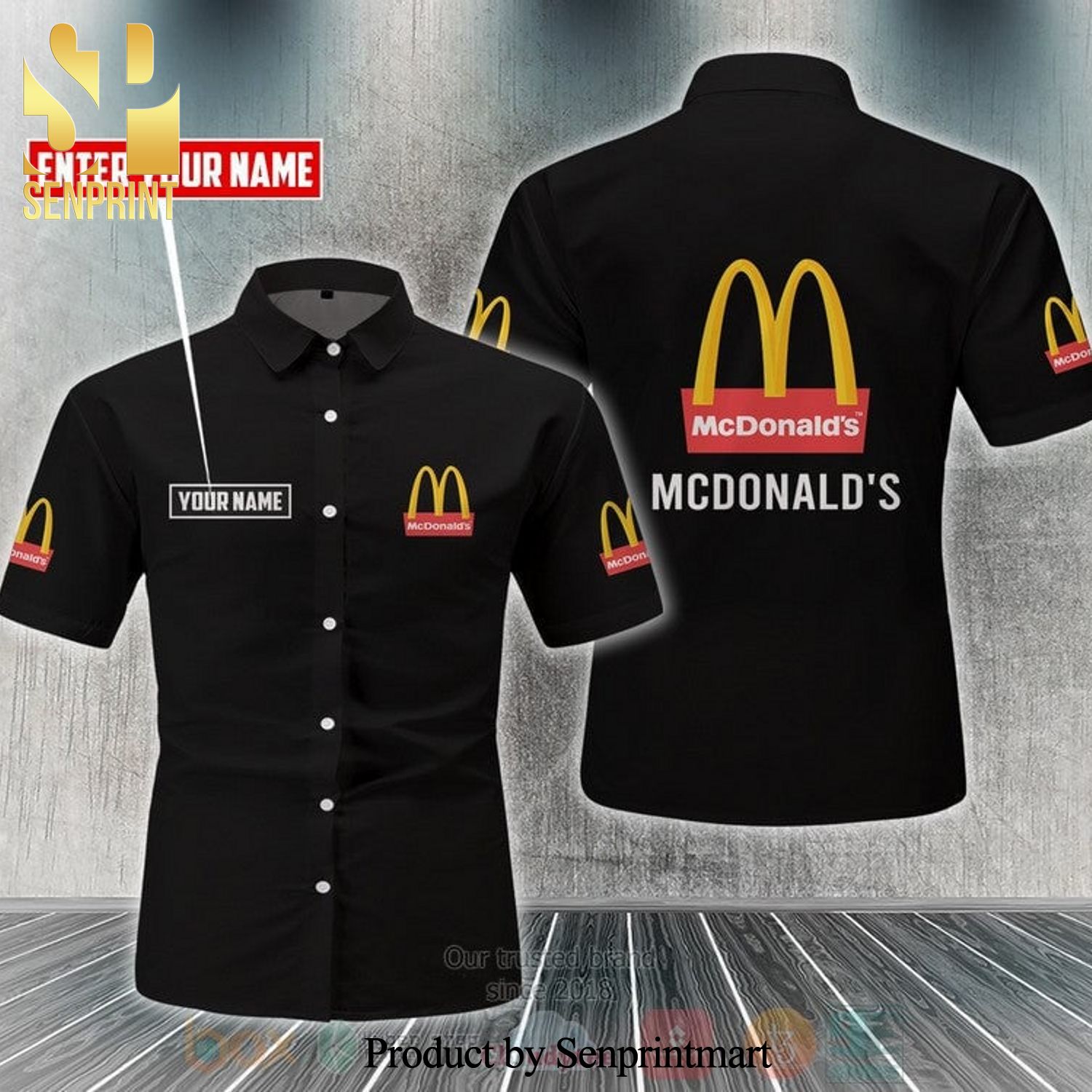 Personalized Mcdonald’s All Over Print Hawaiian Shirt