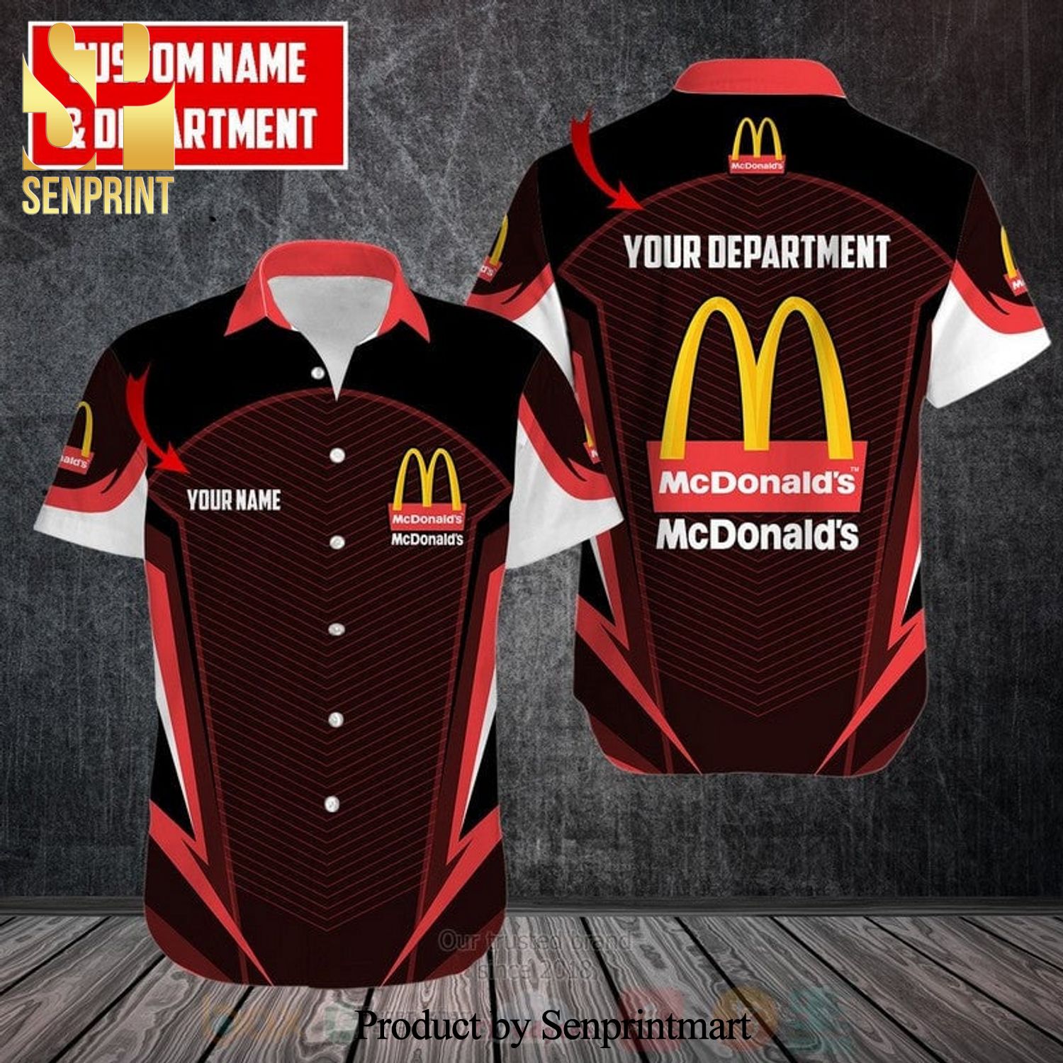 Personalized Mcdonald’s Best Outfit Hawaiian Shirt