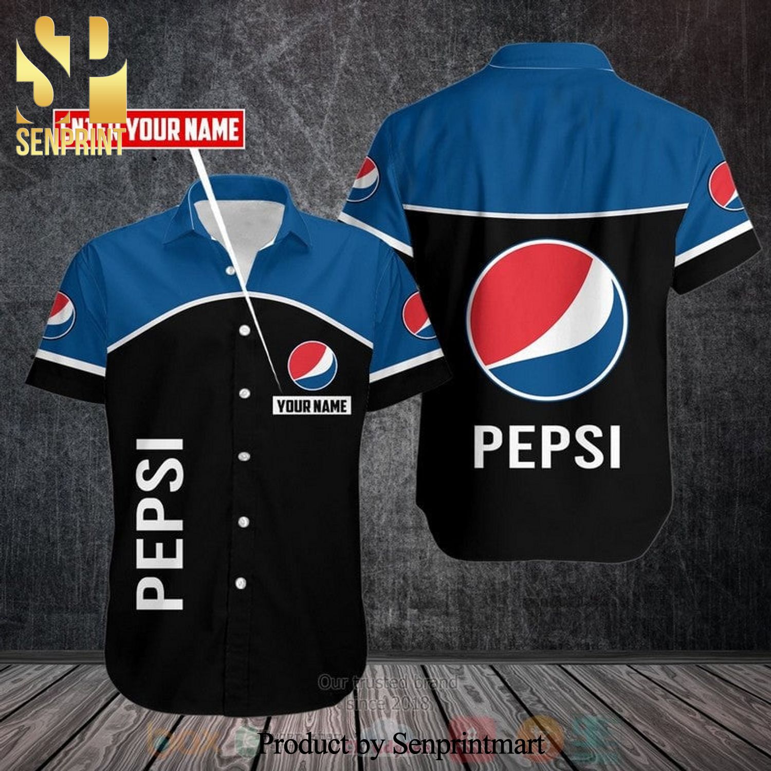 Personalized Pepsi New Fashion Full Printed Hawaiian Shirt