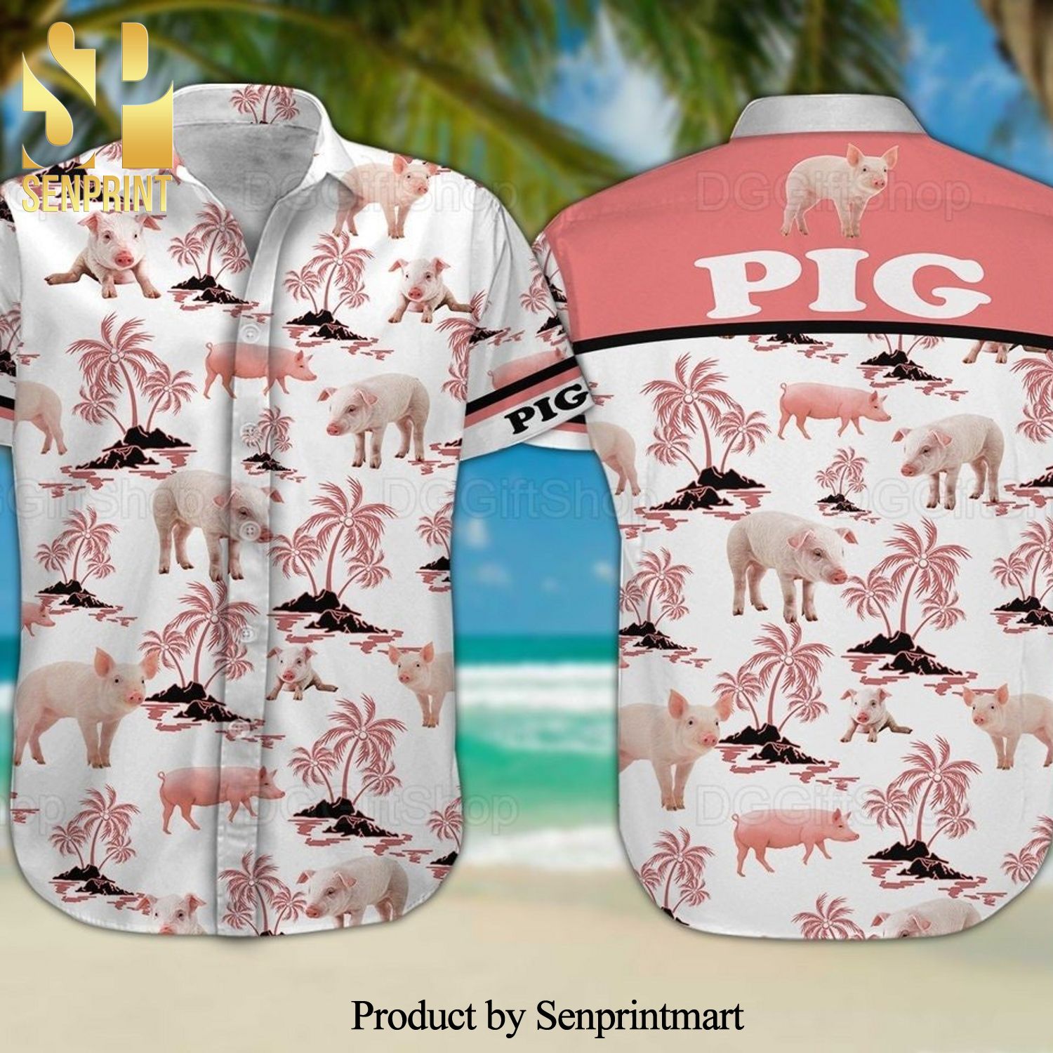 Pig Amazing Outfit Hawaiian Shirt