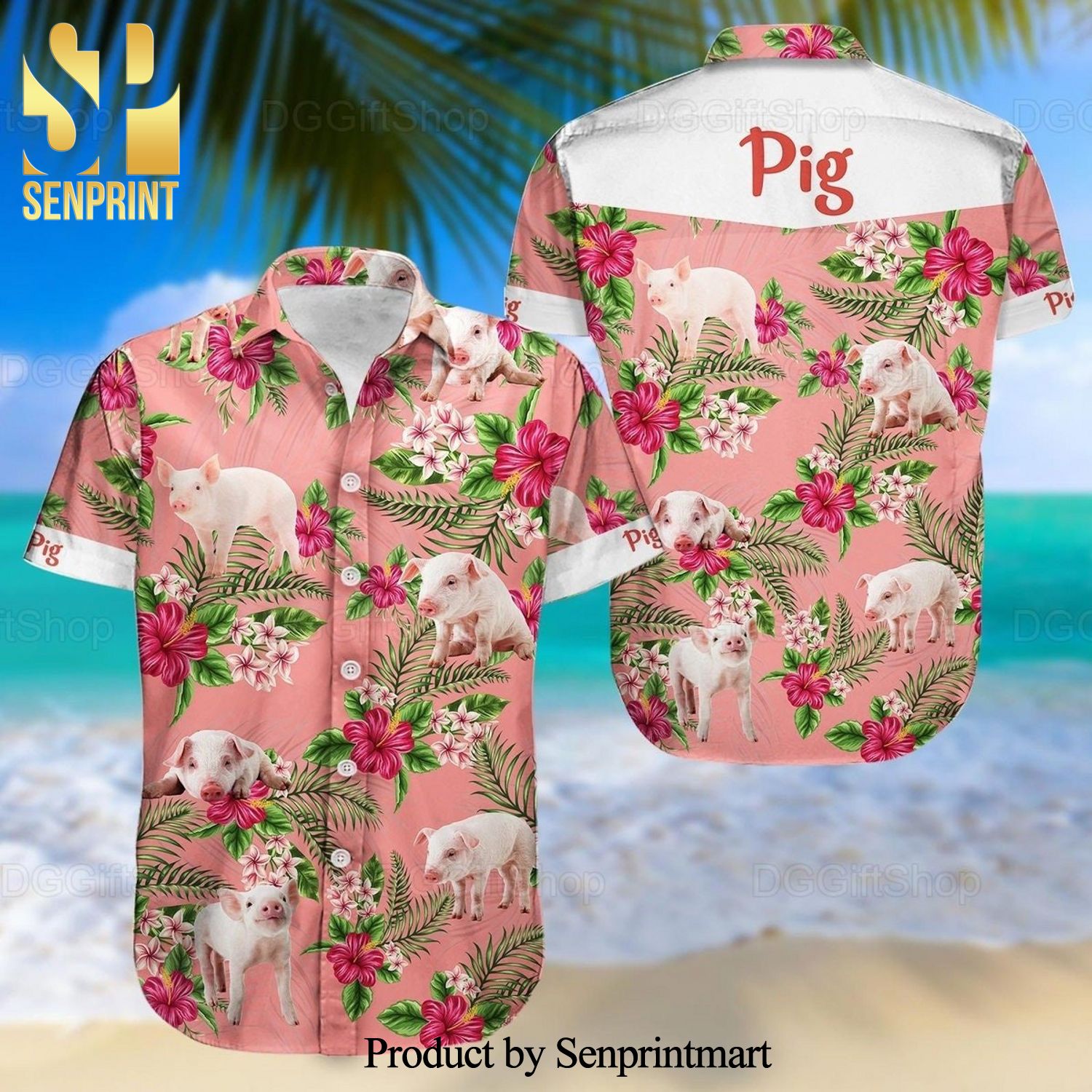 Pig New Type Hawaiian Shirt