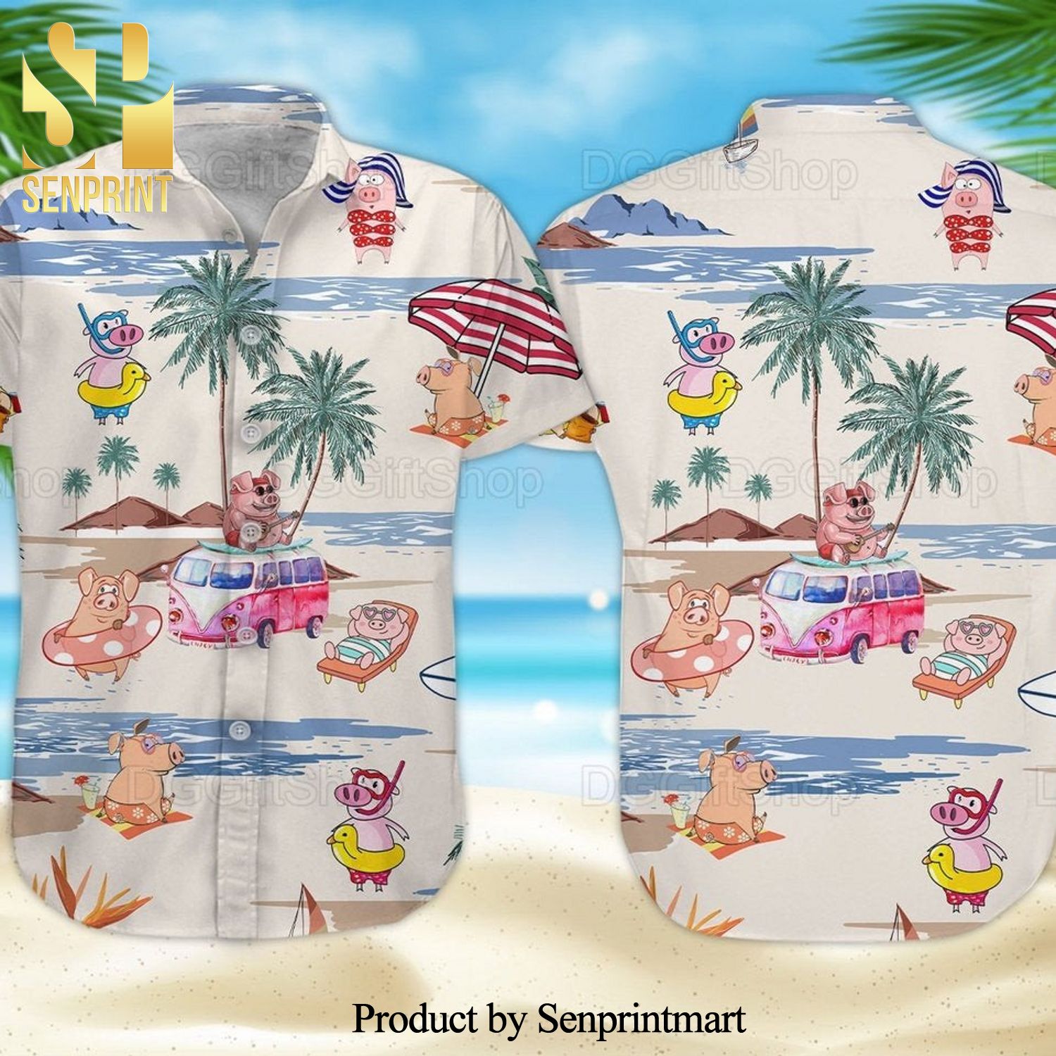 Pig New Version Hawaiian Shirt