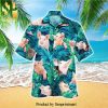 Pig Sleeping On Daisy Garden Street Style All Over Print Hawaiian Shirt