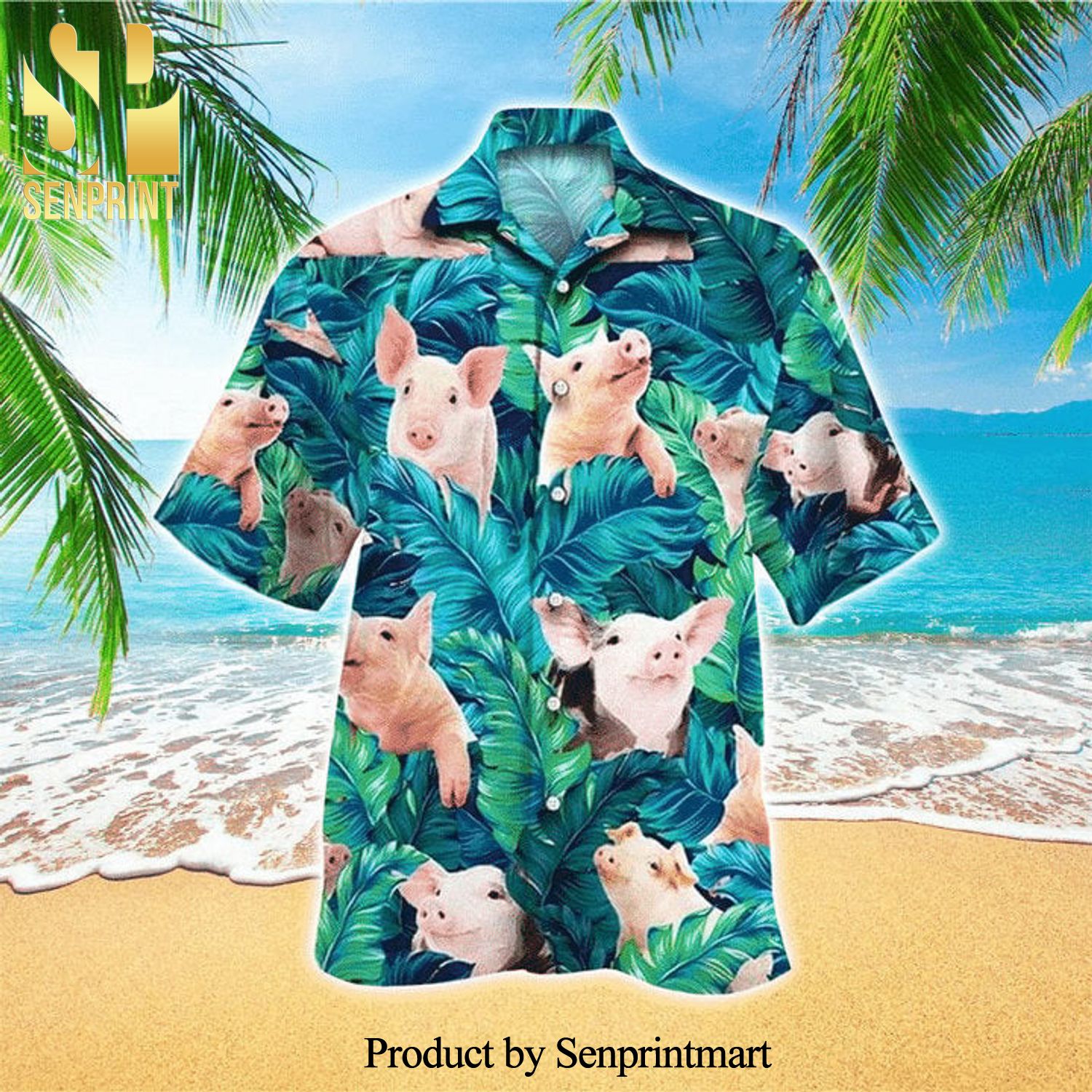 Pig Tropical For Fans Hawaiian Shirt