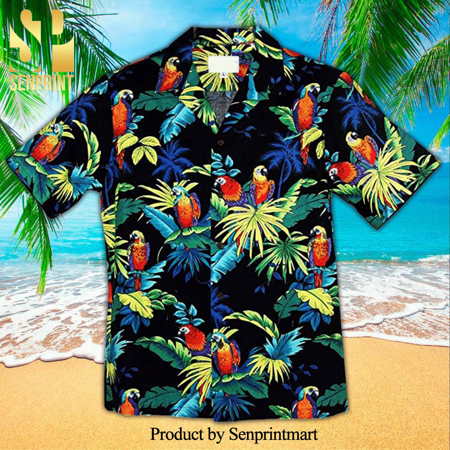Red-Breasted Toucan Tropical New Outfit Hawaiian Shirt