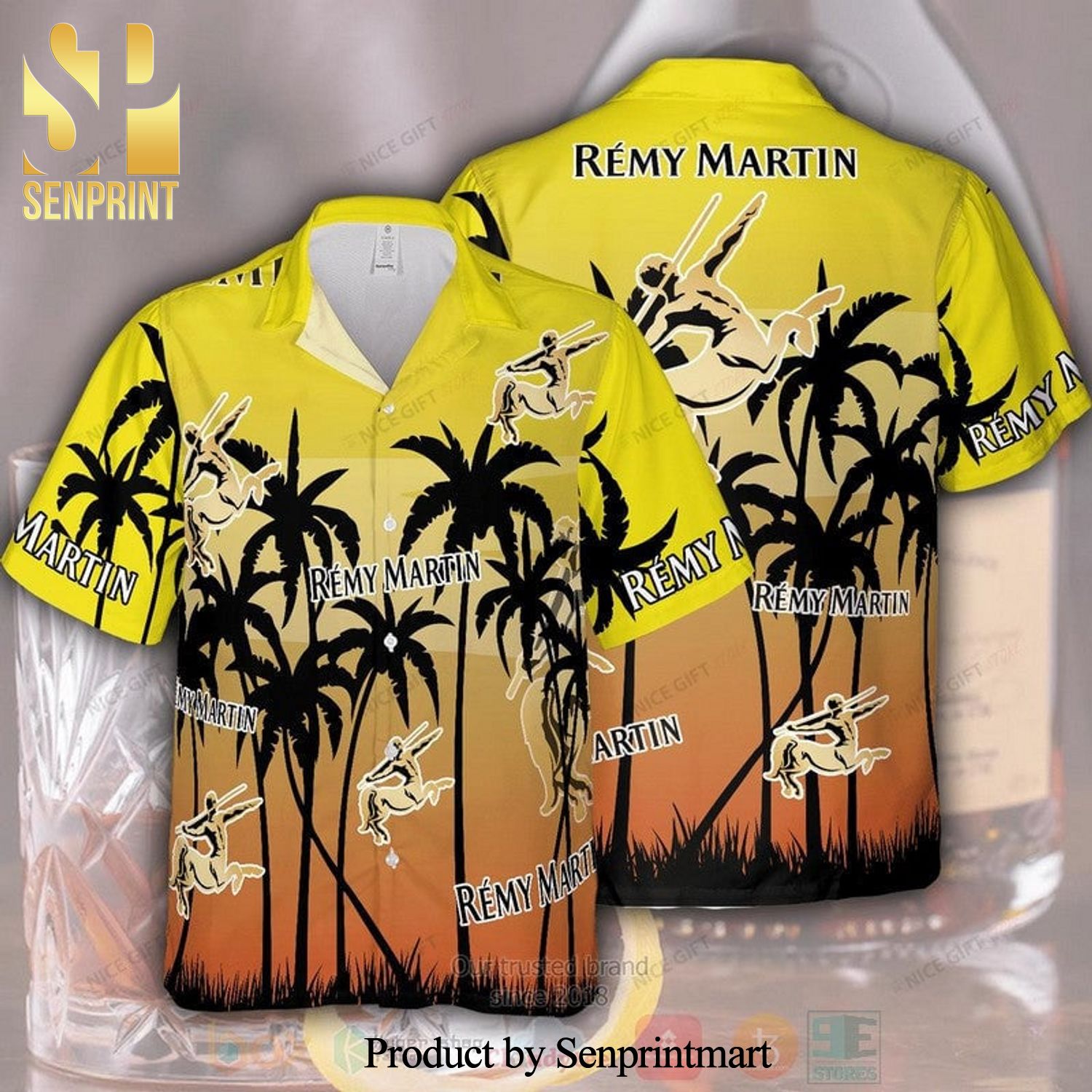 Remy Martin Palm Tree New Version Hawaiian Shirt