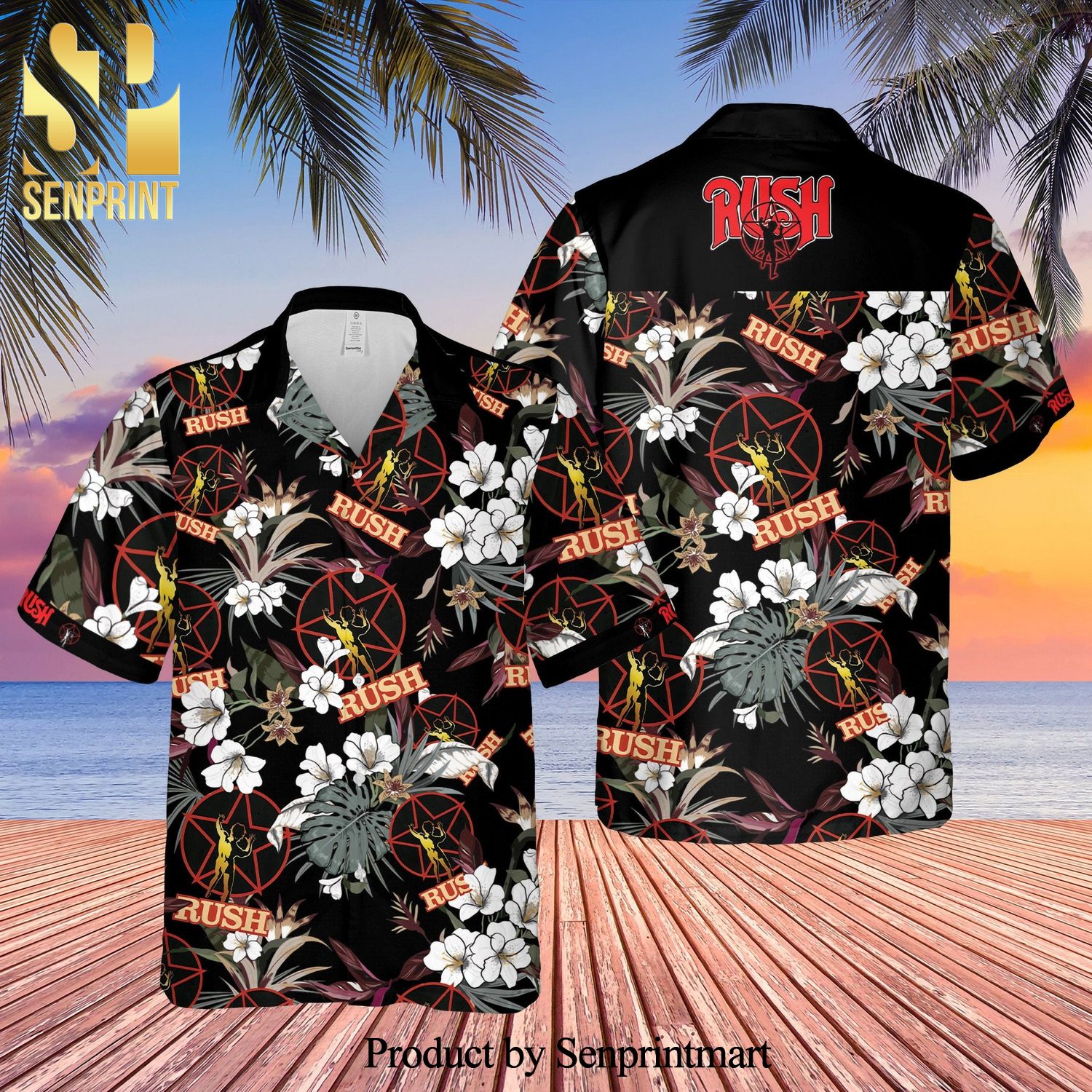 Rush Best Combo 3D Hawaiian Shirt