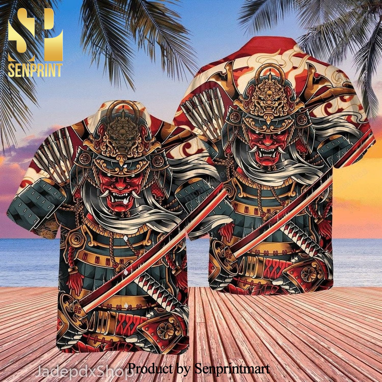 Samurai Japanese For Fans Hawaiian Shirt