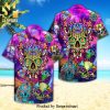 Skull Mushroom Hippie Summcer Collection Hawaiian Shirt