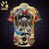 Skull Sunflower Im The Storm High Fashion Full Printing Hawaiian Shirt