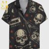 Skull Vintage Printed Casual Abstract Hippie Style Hot Fashion Hawaiian Shirt