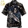 Skull Warrior Autism Awareness New Fashion Hawaiian Shirt