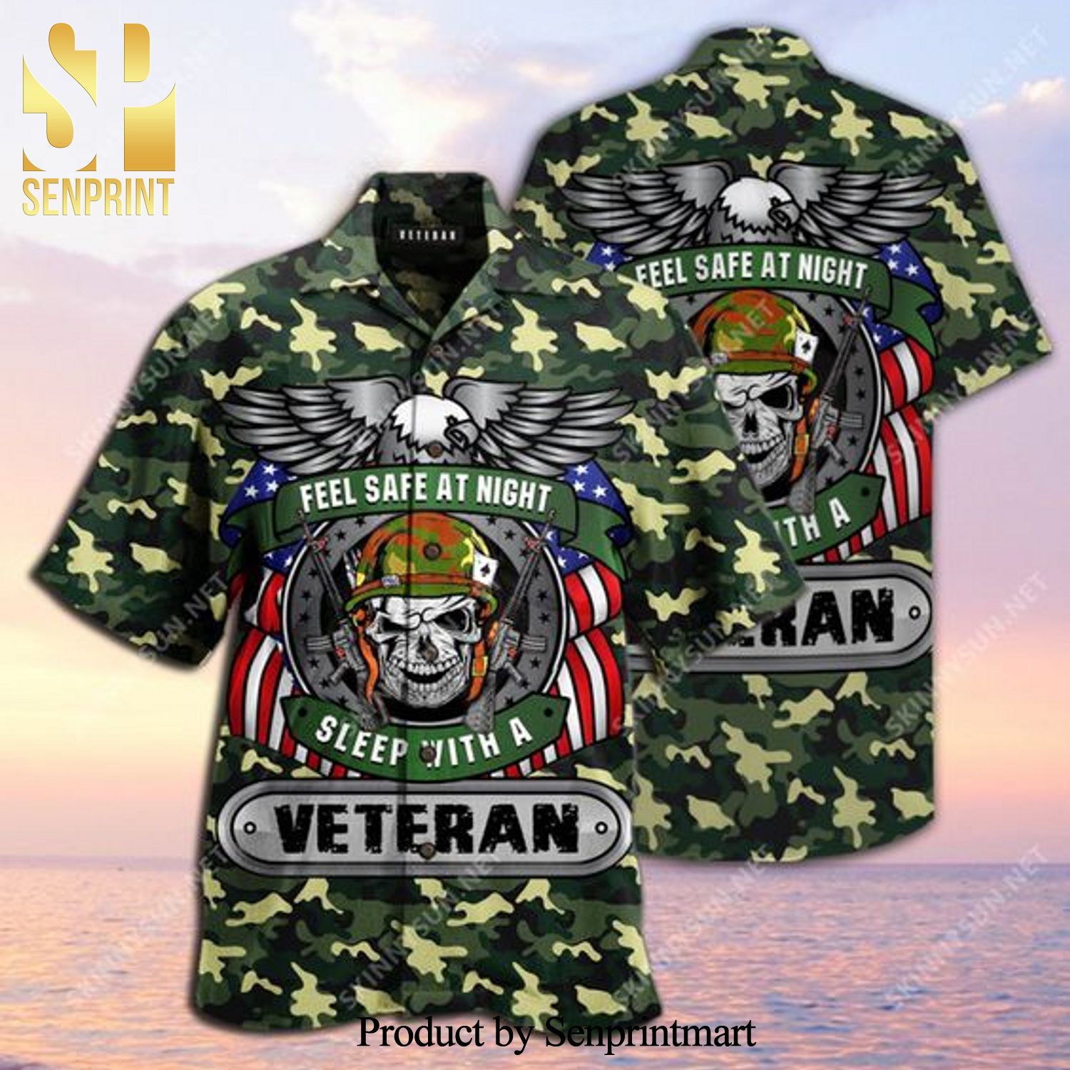 Sleep With A Veteran New Outfit Hawaiian Shirt
