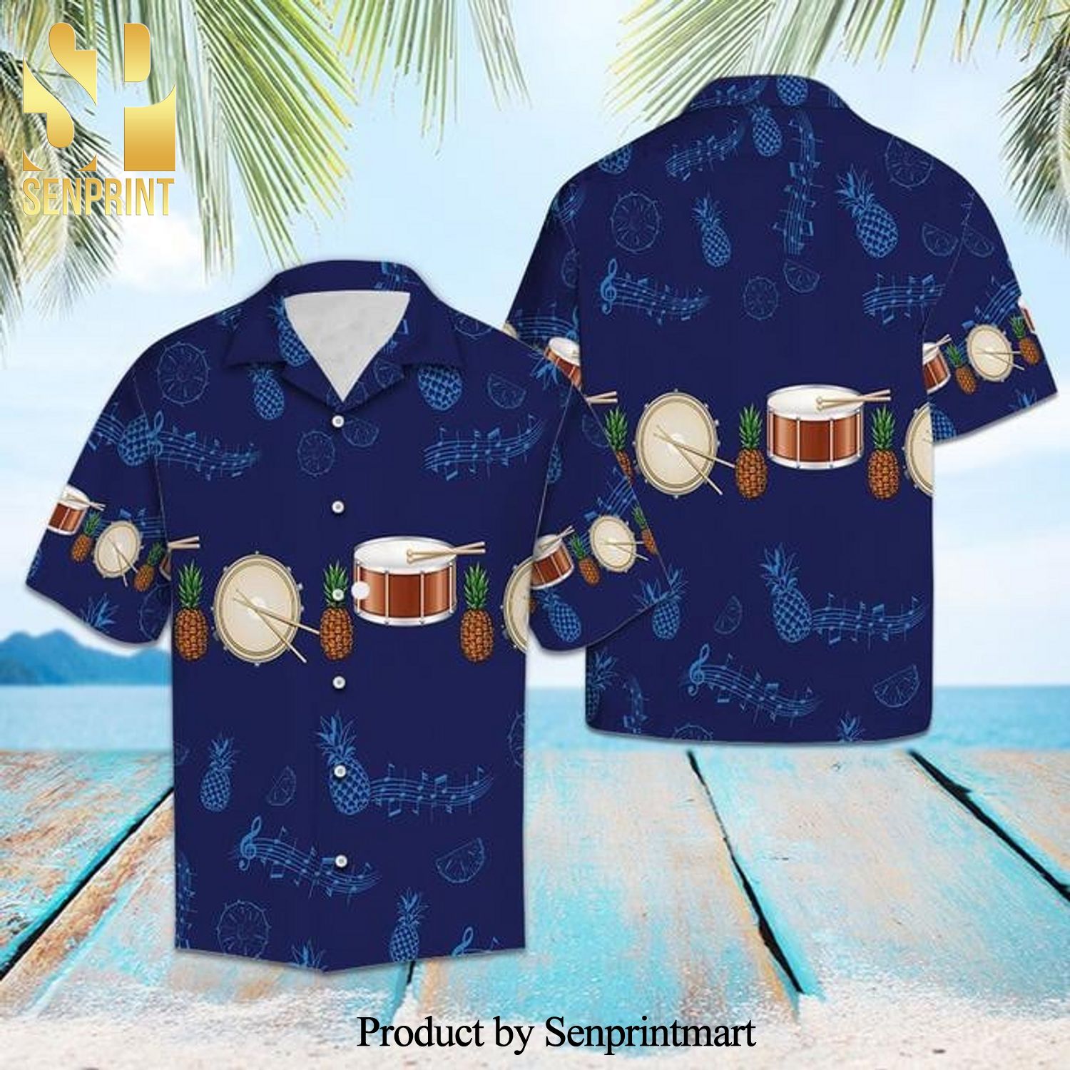 Snare Drum Musical Instrument Awesome Outfit Hawaiian Shirt
