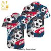 Soccer Grunge Unisex Street Style All Over Print Hawaiian Shirt