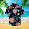 Soccer Tropical Floral Hibiscus Summer Time Hawaiian Shirt