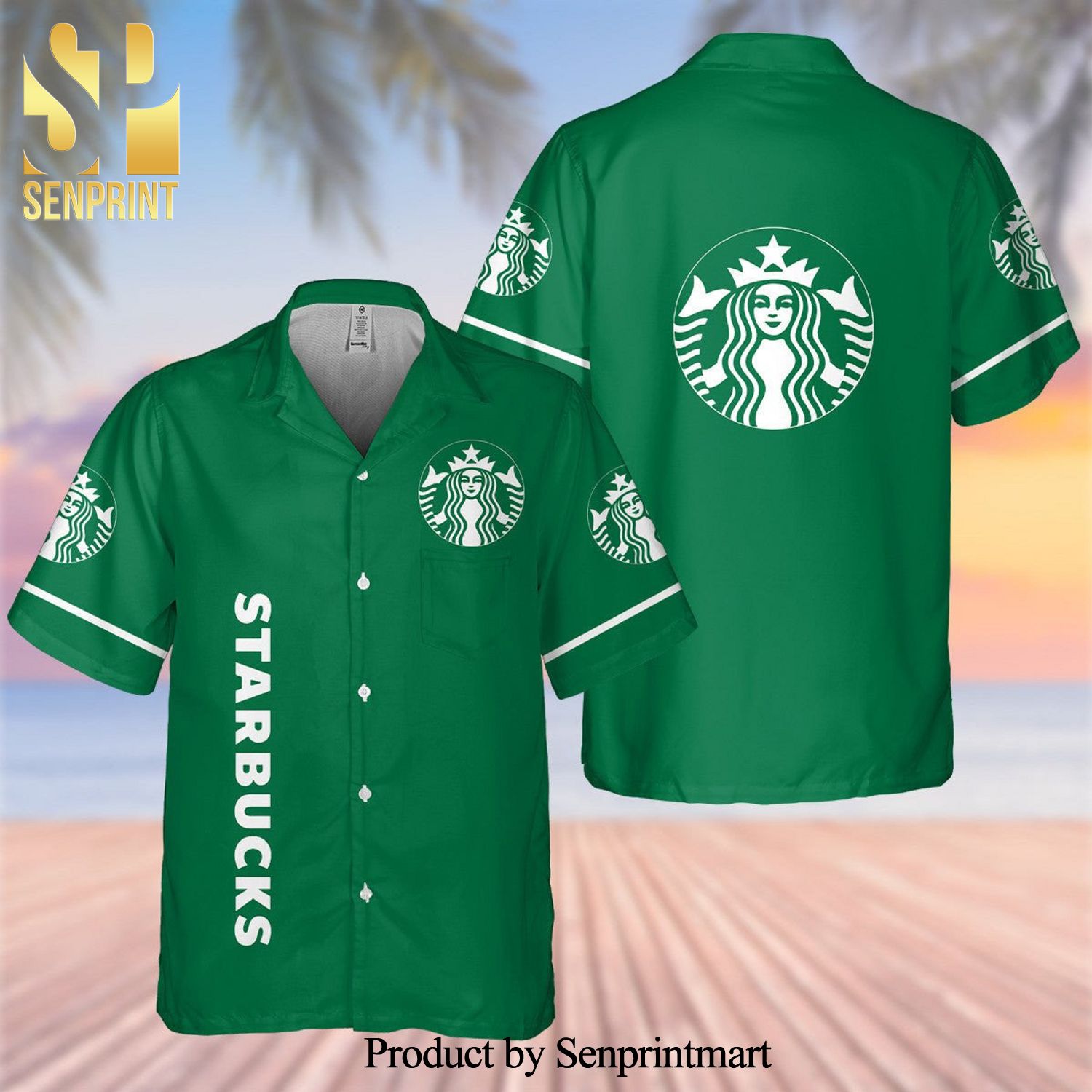 Starbucks Coffee Best Outfit 3D Hawaiian Shirt