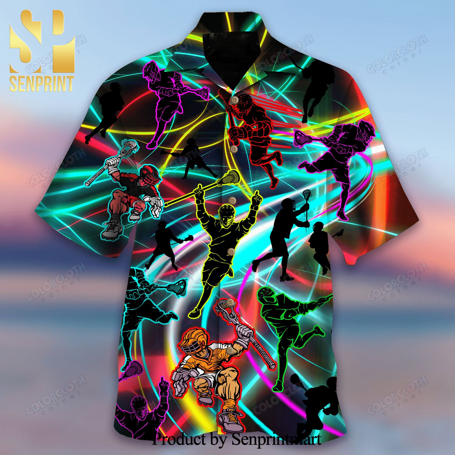 Stick Together With Lacrosse Hot Outfit All Over Print Hawaiian Shirt